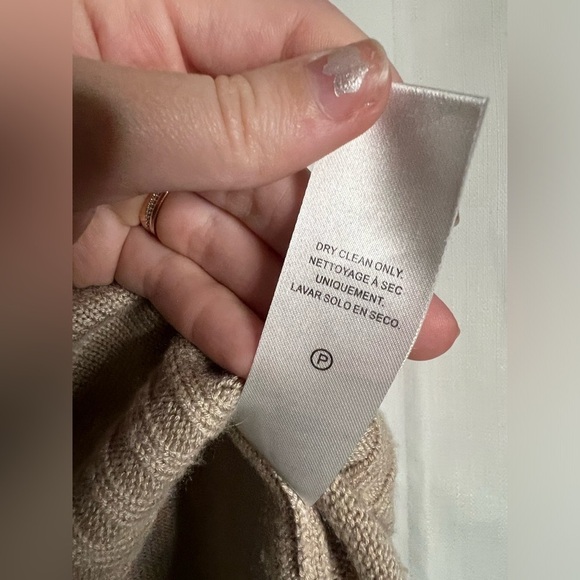 Splendid Collection Tan Neutral Carmella Cashmere Sleeveless Sweater Vest - Picture 9 of 9